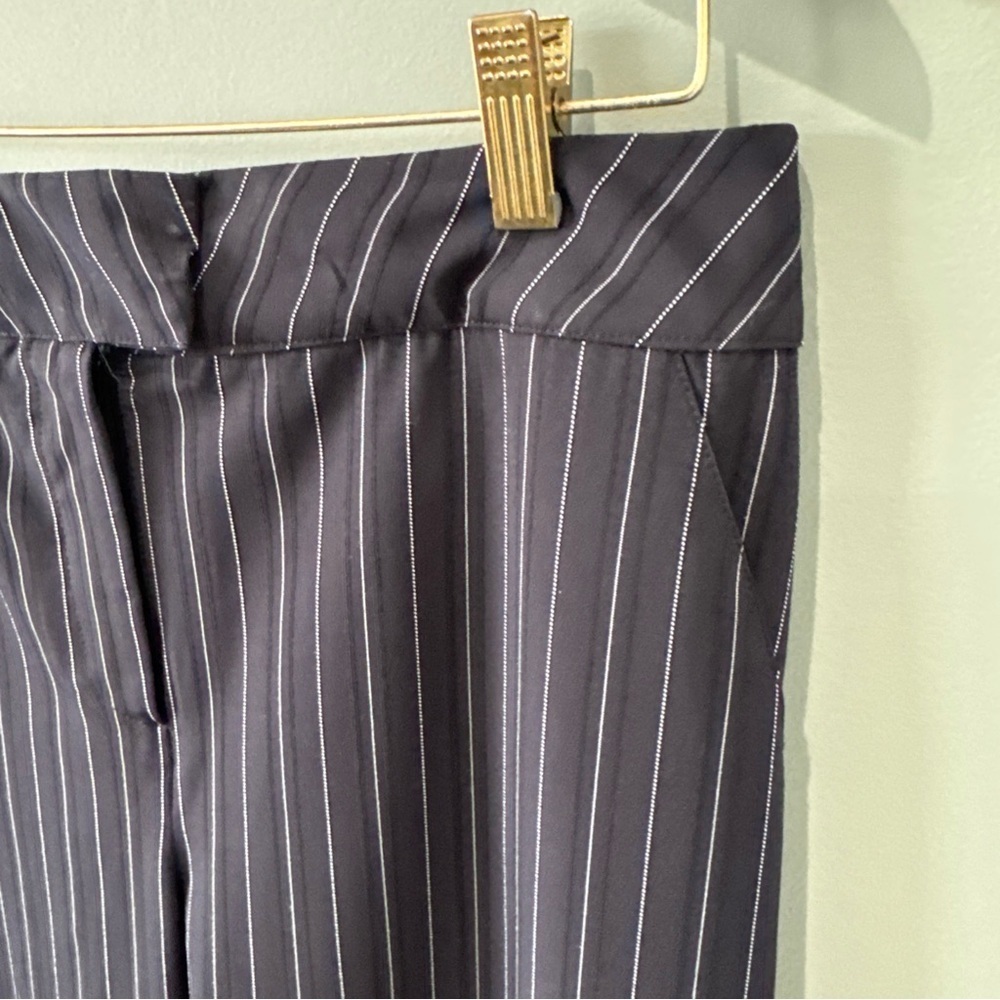 Tail Womens Black Pinstripe Cropped Pant Capri Size 10 Golf Outdoor Performance - Picture 5 of 13